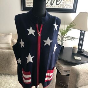 CJ Banks - Stars and Stripes Vest - Size Large